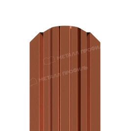 Штакетник металлический МП LАNE-O 16,5х99 (PURMAN-20-Argillite-0.5)