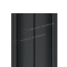 Штакетник металлический МЕТАЛЛ ПРОФИЛЬ ELLIPSE-T 19х126 (VikingMP-01-7016-0.45)