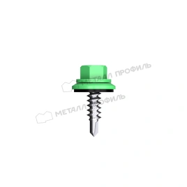 Саморез 4,8х28 ROOFRetail RAL6002 (зеленый лист)