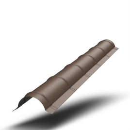 Планка конька круглого R110х2000 (VALORI-20-OxiBеige-0.5)