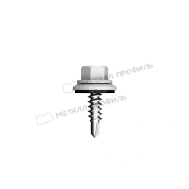 Саморез 4,8х28 ROOFRetail RAL9006 (белый алюминий)