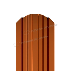 Штакетник металлический МП LАNE-O 16,5х99 (AGNETA-03-Copper\Copper-0.5)