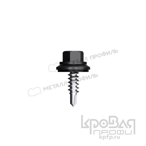 Саморез 4,8х28 ROOFRetail RAL9005 (черный темный) фото 1