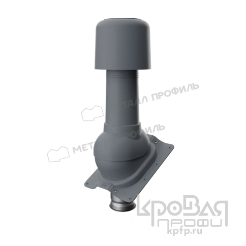 Выход вентиляции изолированный MAXI 125/160 Трамонтана (серый) фото 1