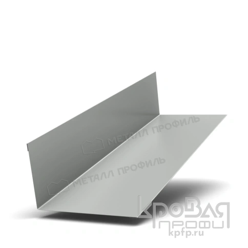 Планка примыкания верхняя 250х147х2000 NormanMP (ПЭ-01-9003-0.5) фото 1