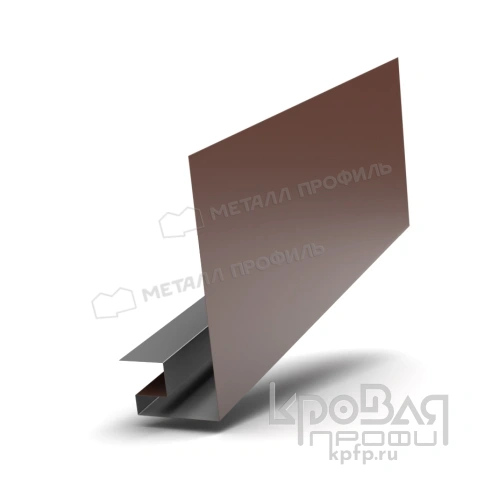 Планка откоса сложная 3D Woodstock 230х75х3000 NormanMP (ПЭ-01-8017-0.5) фото 1