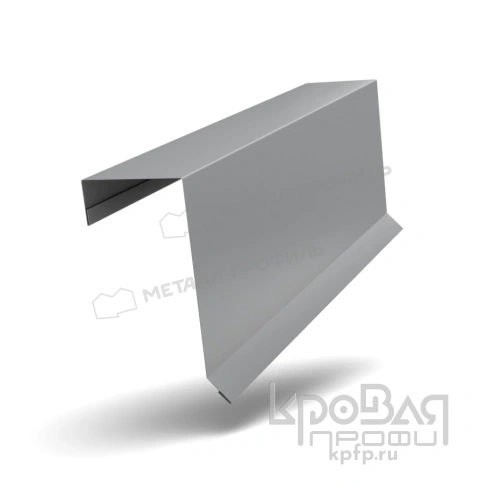 Планка торцевая кровельная FASTCLICK 65х130х2000 NormanMP (ПЭ-01-7004-0.5) фото 1