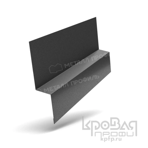 Планка начальная FASTCLICK 55х30х3000 (VALORI-20-DarkGrey-0.5) фото 1
