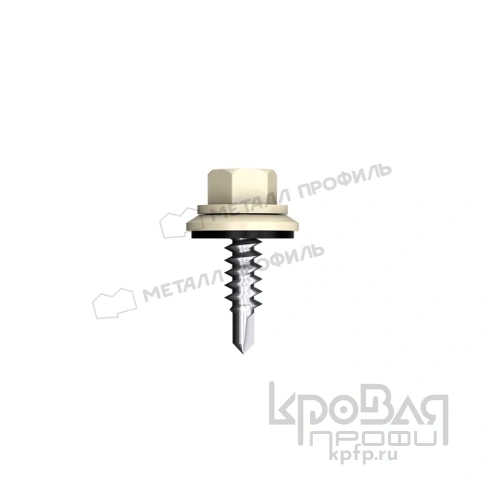 Саморез 4,8х28 ROOFRetail RAL1015 (светлая слоновая кость) фото 1