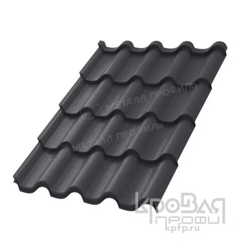 Металлочерепица МП Монтерроса-ML (VALORI-20-Grey-0.5) фото 2