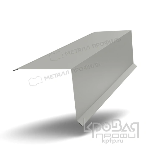 Планка торцевая 135х145х2000 NormanMP (ПЭ-01-9002-0.5) фото 1