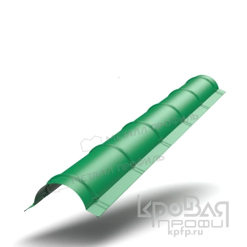 Планка конька круглого R110х2000 (ПЭ-01-6029-0.45) фото 1