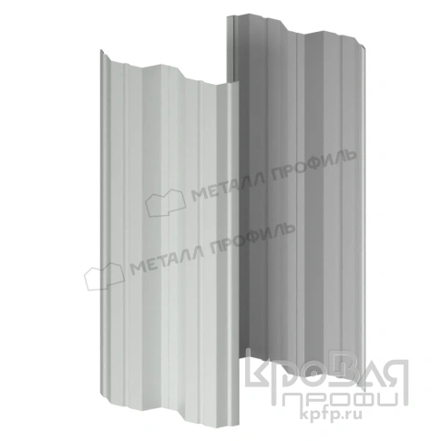 Штакетник металлический МП М-111-Т NormanMP (ПЭ-01-9003-0.5) фото 1