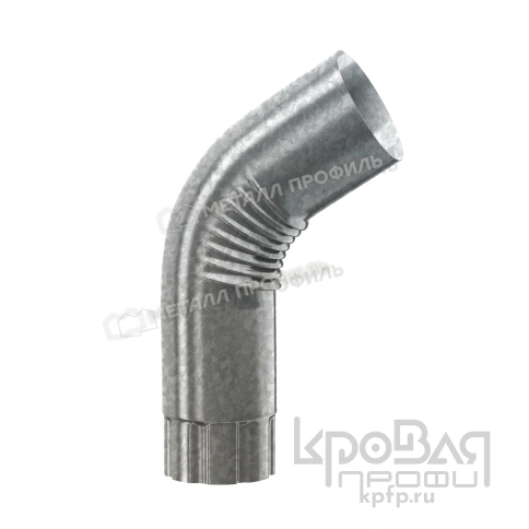 Колено трубы МЕТАЛЛ ПРОФИЛЬ ПРОЕКТ D150 Цинк фото 2