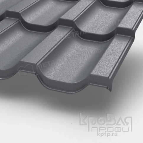 Металлочерепица МП Трамонтана-SL (VALORI-20-Grey-0.5) фото 1
