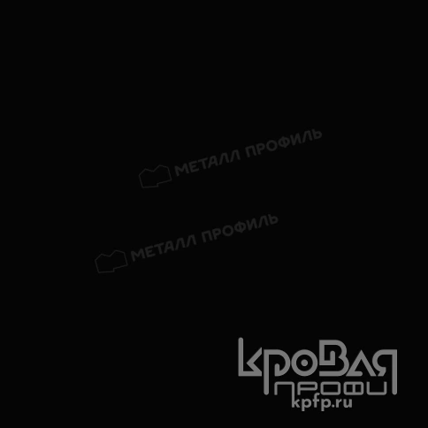 Планка торцевая 95х120х2000 (ПЭ-01-9005-0.45) фото 3