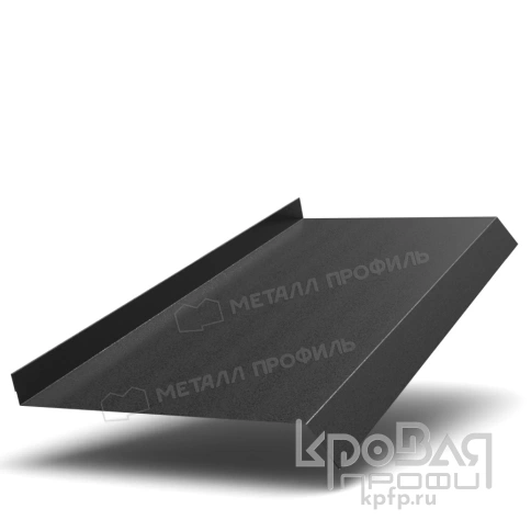 Планка отлива 210х30х2000 (VikingMP E-20-9005-0.5) фото 1