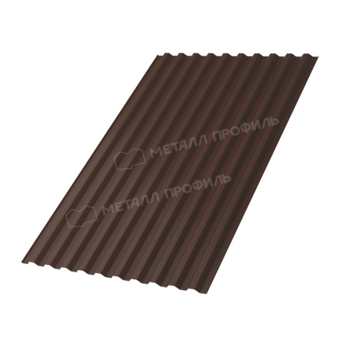 Профилированный лист С-21х1000-B (VALORI-20-Brown-0,5) фото 2