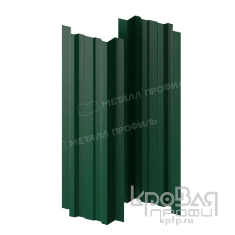 Штакетник металлический МП LАNE-T 16,5х99 (ПЭД-01-6005\6005-0.45) фото 2