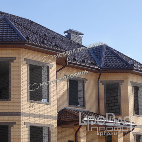 Металлочерепица МП Трамонтана-S (VikingMP E-20-8004-0.5) фото 3