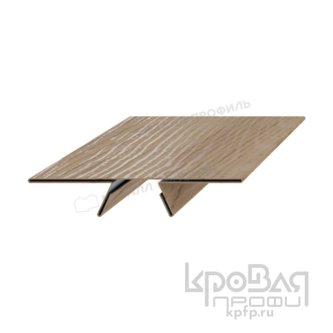 Планка стыковочная сборная верхняя Woodstock 87х15х3000 (ECOSTEEL_T-01-Сосна-0.5) фото 2