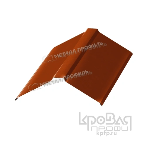 Планка конька плоского 150х150х2000 (AGNETA-20-Copper\Copper-0.5) фото 1