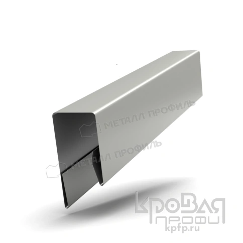 Планка П-образная 13х27х2000 (PURMAN-20-9010-0.5) фото 1