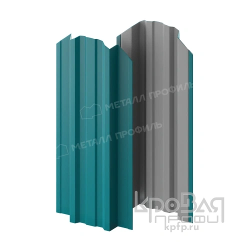 Штакетник металлический МЕТАЛЛ ПРОФИЛЬ TRAPEZE-O 16,5х118 (ПЭ-01-5021-0.45) фото 2