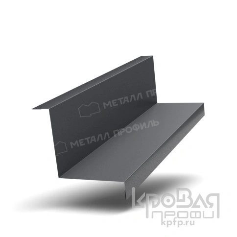 Планка угла внутреннего FASTCLICK 75х75х3000 (VikingMP E-20-7024-0.5) фото 1