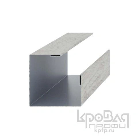 Планка угла внутреннего сборная нижняя Woodstock 50х30х3000 (ECOSTEEL_MA-01-Беленый Дуб-0.5) фото 1