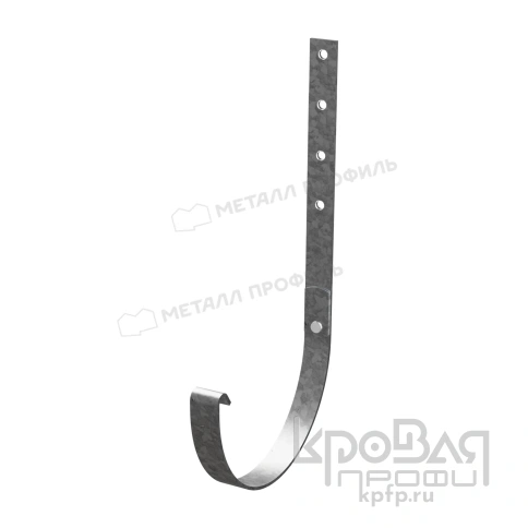 Держатель желоба МЕТАЛЛ ПРОФИЛЬ ПРОЕКТ D185х300 Цинк фото 1