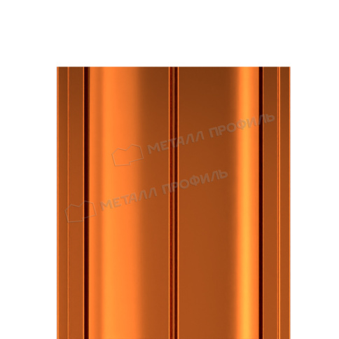Штакетник металлический МЕТАЛЛ ПРОФИЛЬ ELLIPSE-T 19х126 (AGNETA-03-Copper\Copper-0.5) фото 1