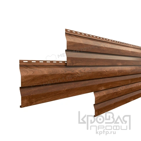 Сайдинг МП СК-14х226 (ECOSTEEL-01-МореныйДуб-0.5) фото 2