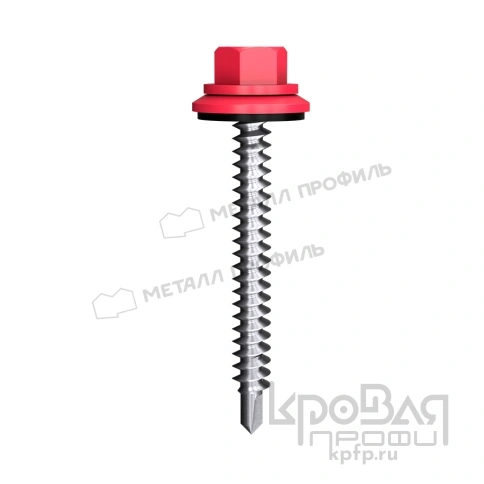 Саморез 4,8х70 ROOFRetail RAL3003 (красный рубин) фото 1