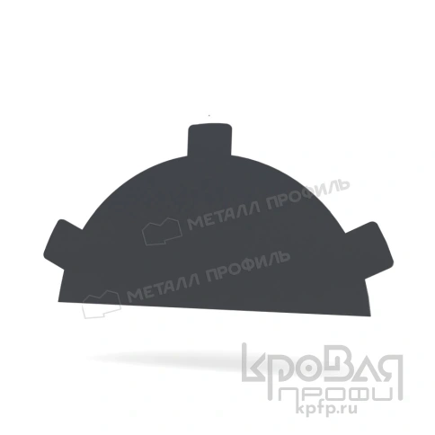 Заглушка конька круглого простая (PURMAN-20-7024-0.5) фото 1