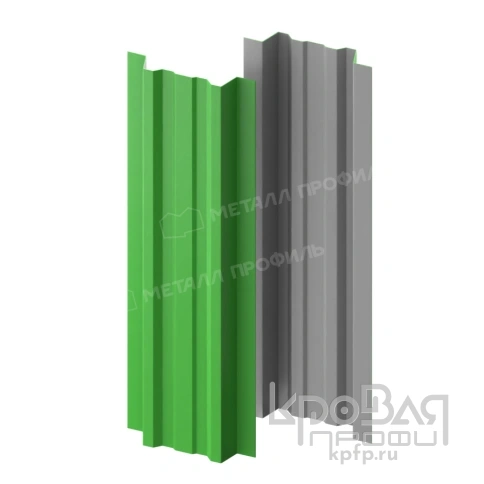 Штакетник металлический МП LАNE-T 16,5х99 NormanMP (ПЭ-01-6018-0.5) фото 2