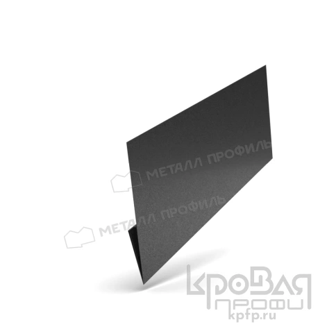 Планка начальная Lбрус-XL 20х50х3000 (VikingMP E-20-9005-0.5) фото 1