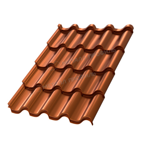 Металлочерепица МП Монтерроса-XL (AGNETA-03-Copper\Copper-0.5) фото 2
