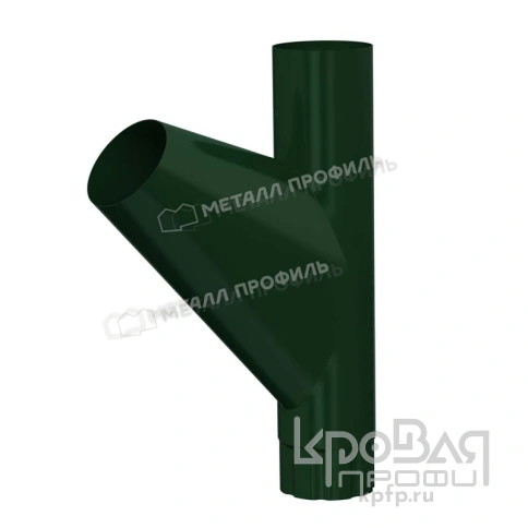 Тройник трубы Foramina PUR D100 (PUR_Д-01-6005\6005-0.5) фото 1