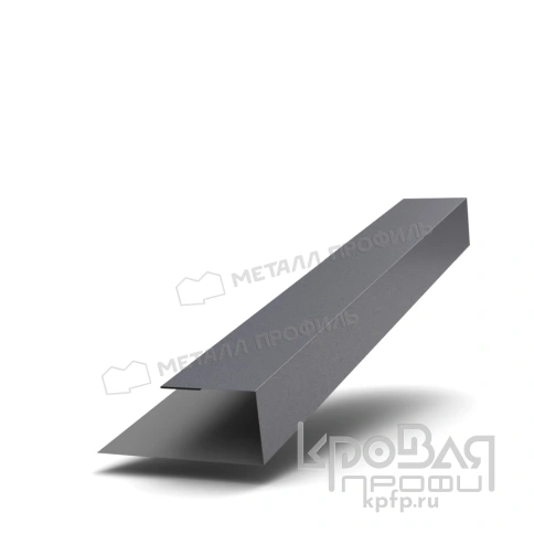 Планка J-профиль 24х18х3000 (VALORI-20-Grey-0.5) фото 1
