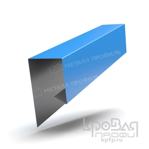 Планка завершающая сложная 30х25х3000 NormanMP (ПЭ-01-5015-0.5) фото 1