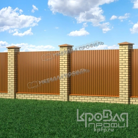 Профилированный лист С-21х1000-A (AGNETA_Д-03-Copper-0,5) фото 4