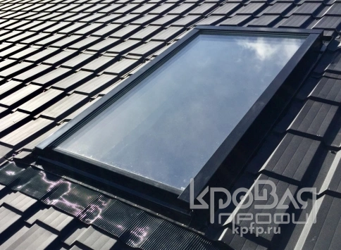 WERSO Глухое мансардное окно 114x118. Двухкамерный стеклопакет фото 1