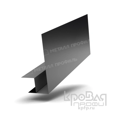 Планка откоса сложная FASTCLICK 175х34х3000 (PURMAN-20-9005-0.5) фото 1