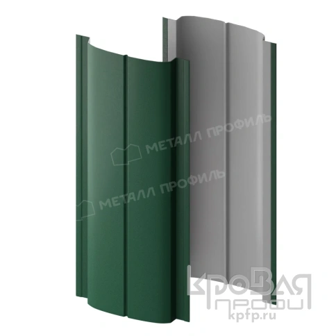 Штакетник металлический МП ELLIPSE-T 19х126 (VikingMP E-20-6005-0.5) фото 2