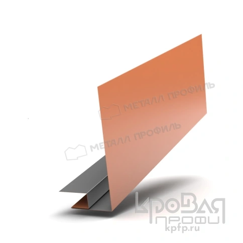 Планка карнизного свеса сложная 250х50х3000 NormanMP (ПЭ-01-8004-0.5) фото 1