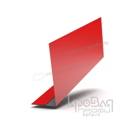 Планка карнизного свеса 250х50х3000 NormanMP (ПЭ-01-3020-0.5) фото 1