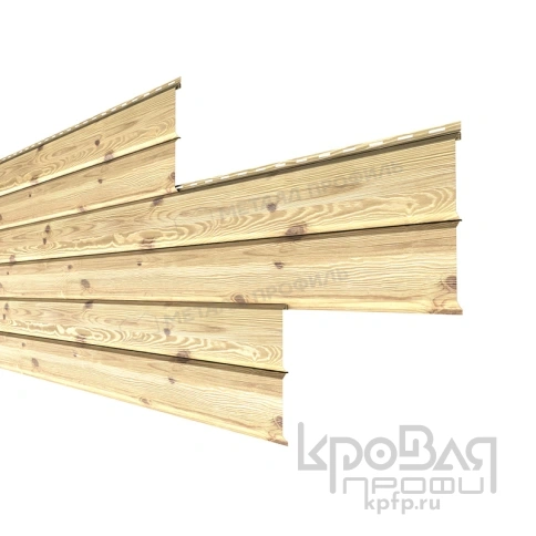 Сайдинг Lбрус-XL-Н-14х335 (ECOSTEEL_T-12-Орех-0.45) фото 2