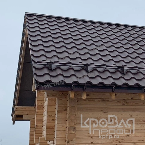 Металлочерепица МП Монтерроса-ML (PURMAN-20-Argillite-0.5) фото 7