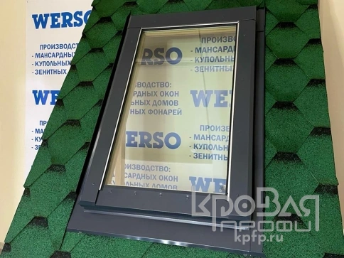 Окно WERSO с ручным открыванием 55x78. Двухкамерный стеклопакет фото 4